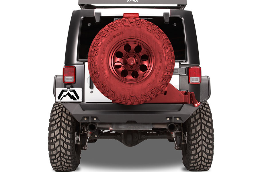 Fab Fours Rear Bumper With Optional Tire Carrier