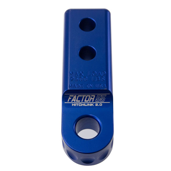 Buy Factor 55 HitchLink 2.0 (2 Receiver) Shackle Mount In Blue