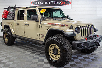 Jeep Gladiator JT with flat tow system installed